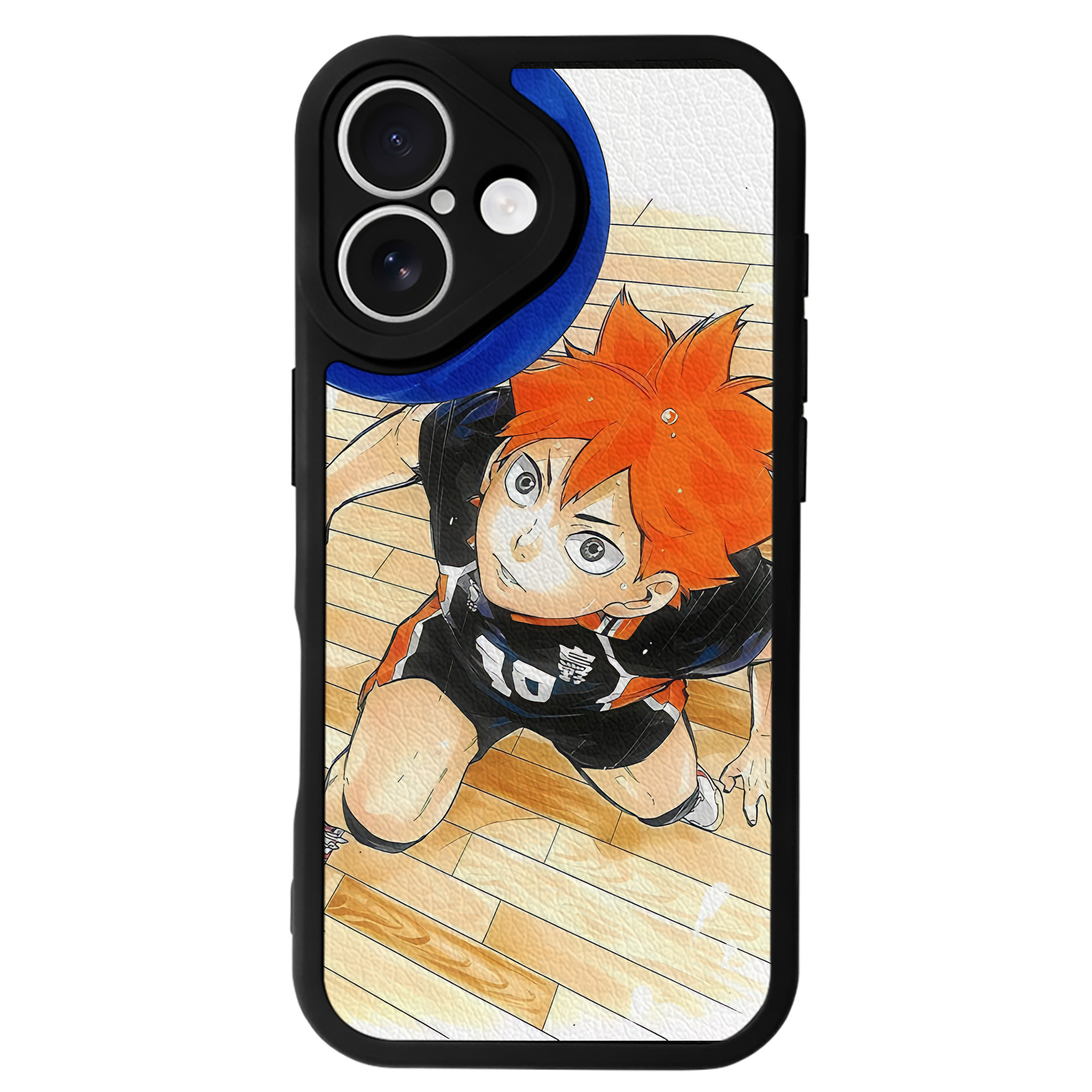 （画像用） ハイキュー!! Haikyu!! 【iPhone 16シリーズ対応】シリコンスマホケース（レザー調） 材質：シリコン